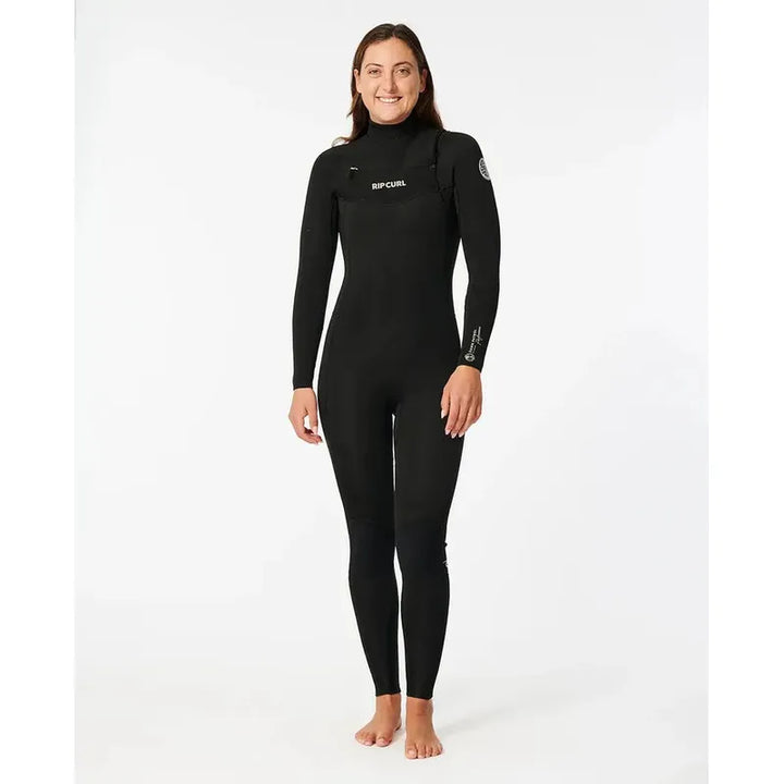 Rip Curl Damen Neoprenanzug Dawn Patrol Performance 4/3mm Chestzip - Black