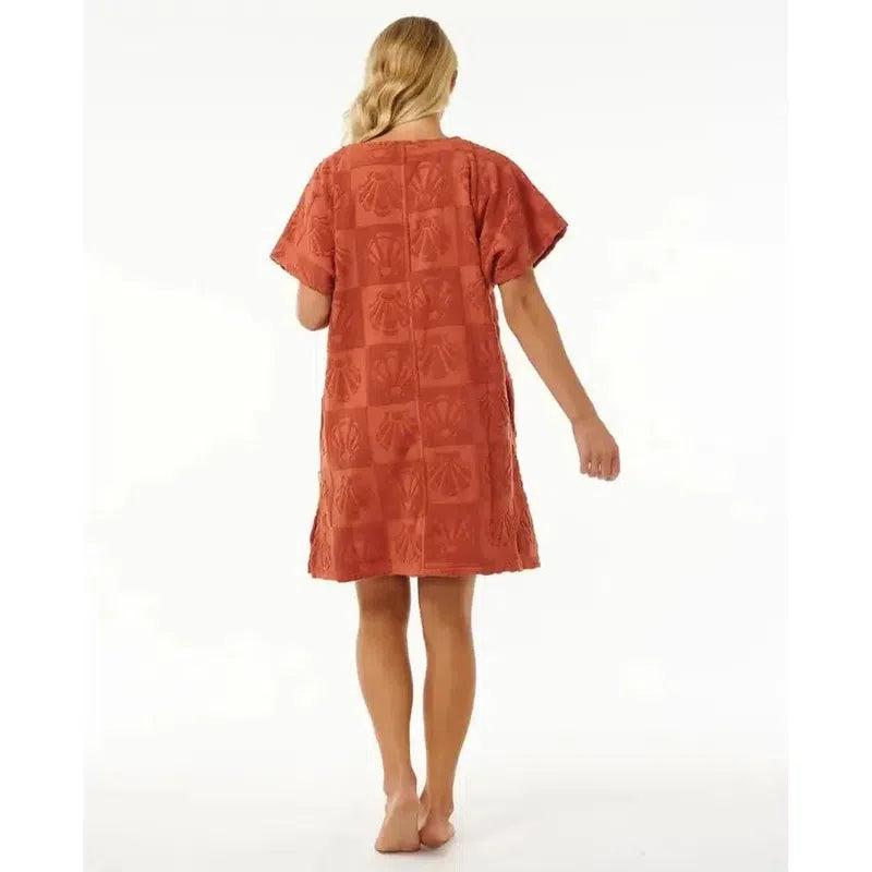 Rip Curl Damen Poncho Holiday - Rust
