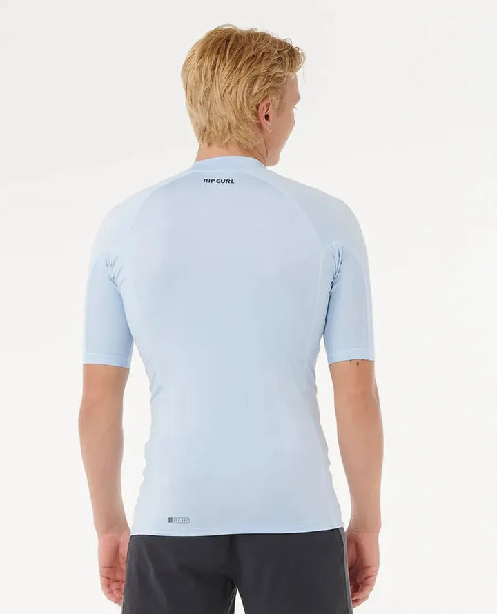 Rip Curl Herren Lycra Waves Performance kurzarm - Blue wind