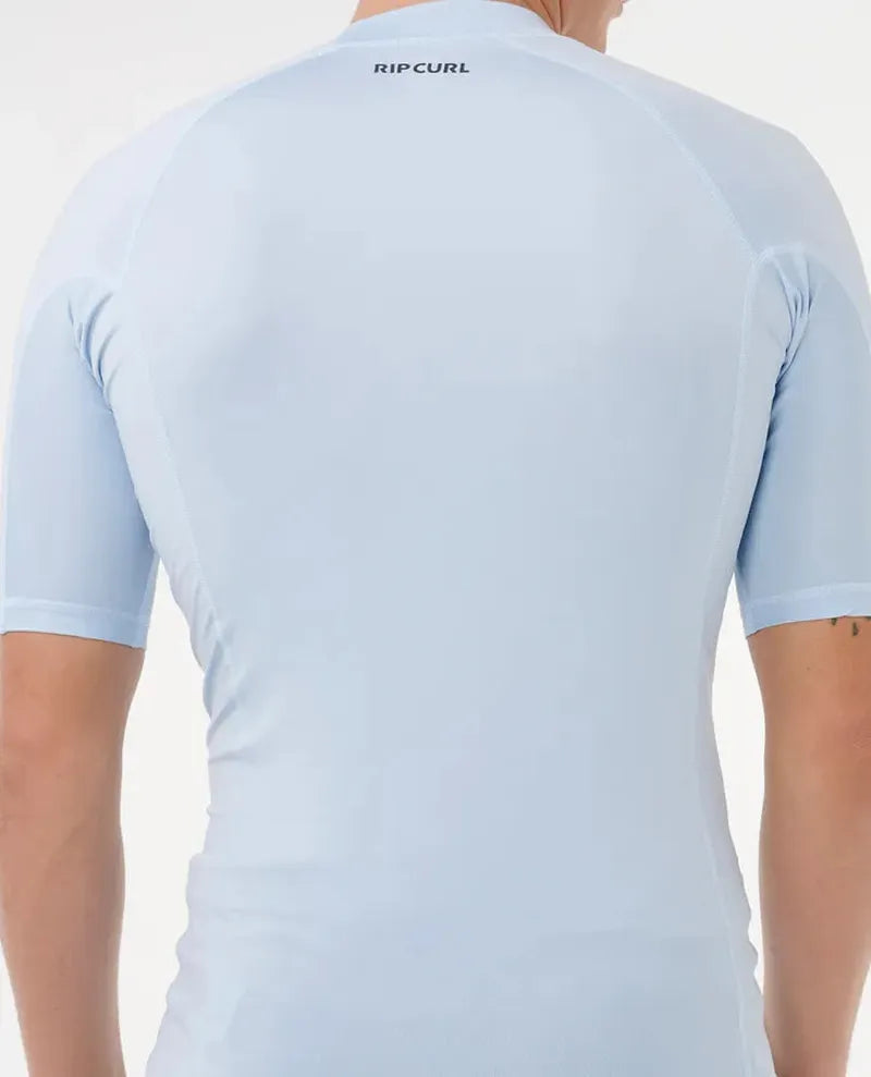 Rip Curl Herren Lycra Waves Performance kurzarm - Blue wind