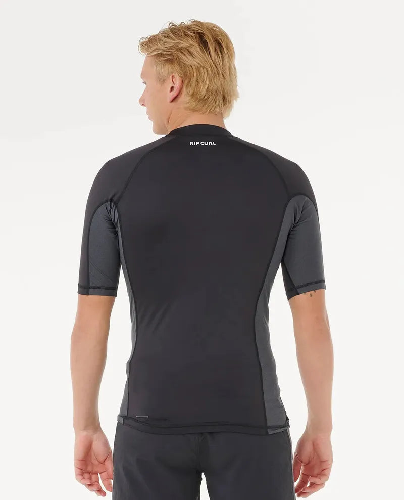 Rip Curl Herren Lycra Waves kurzarm - Black