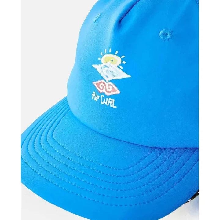 Rip Curl Kinder Hut Shred Beach Cap - blue