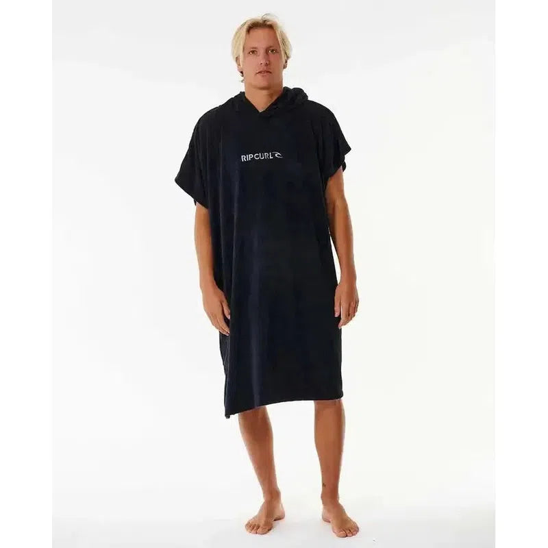 Rip Curl Poncho Brand Towel - Black/Grey