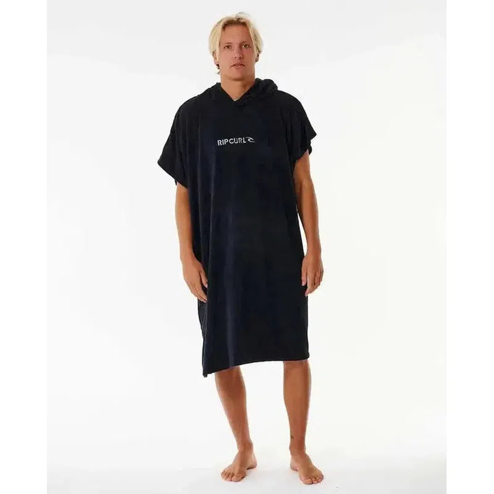 Rip Curl Poncho Brand Towel - Black/Grey