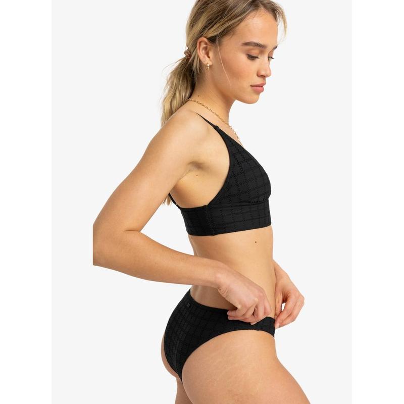 Roxy Damen Bikini Bottom Camilo Bandeau - anthracite