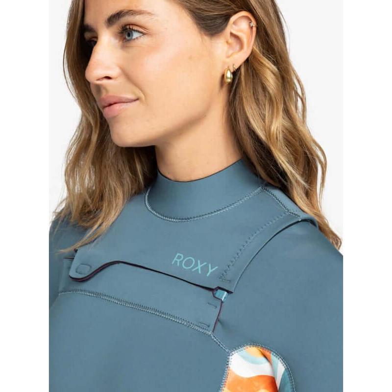 Roxy Damen Neoprenanzug 3/2mm Swell Series Chestzip - Starglazer