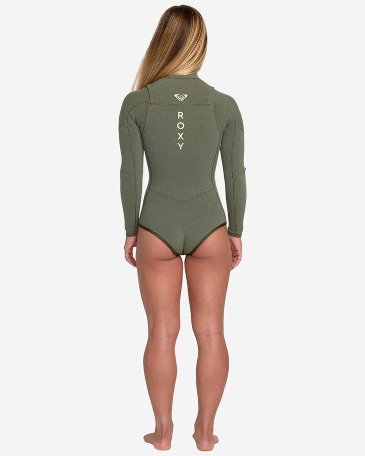 Roxy Damen Springsuit 1.5 mm Elite Xtra Stretch Cheeky - Sage