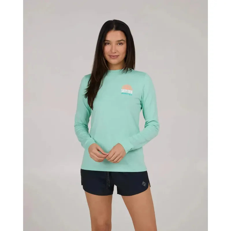 Salty Crew Damen Lycra In the Rays, langarm - mint