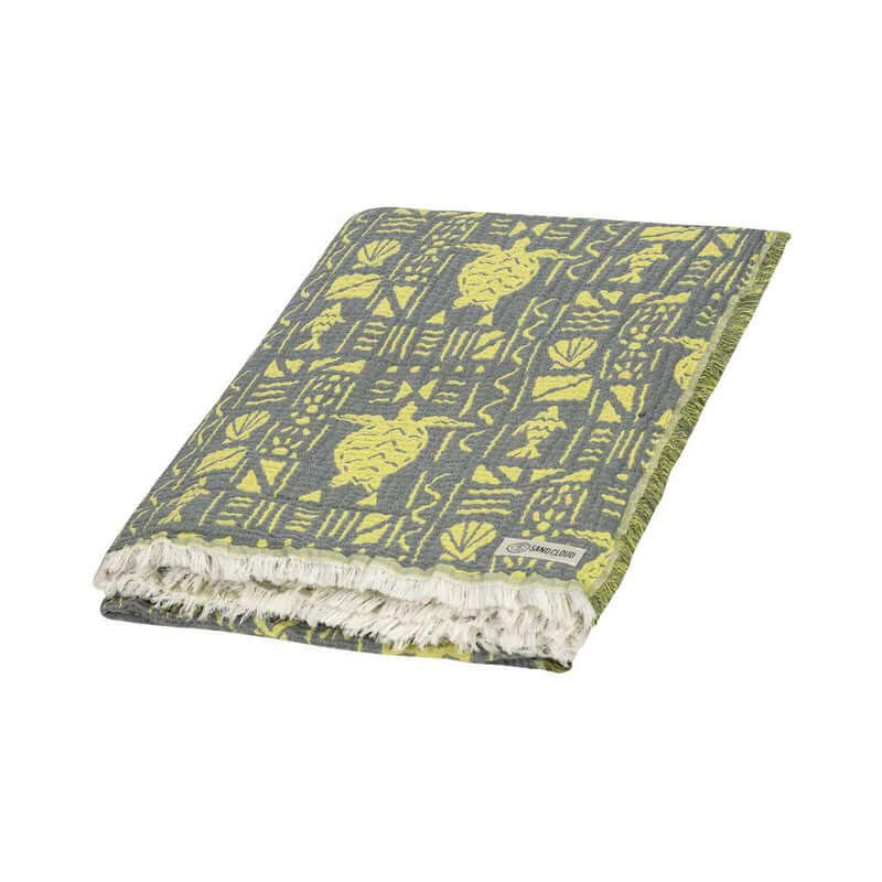 Sand Cloud Badetuch Pavones Party Blanket - lime