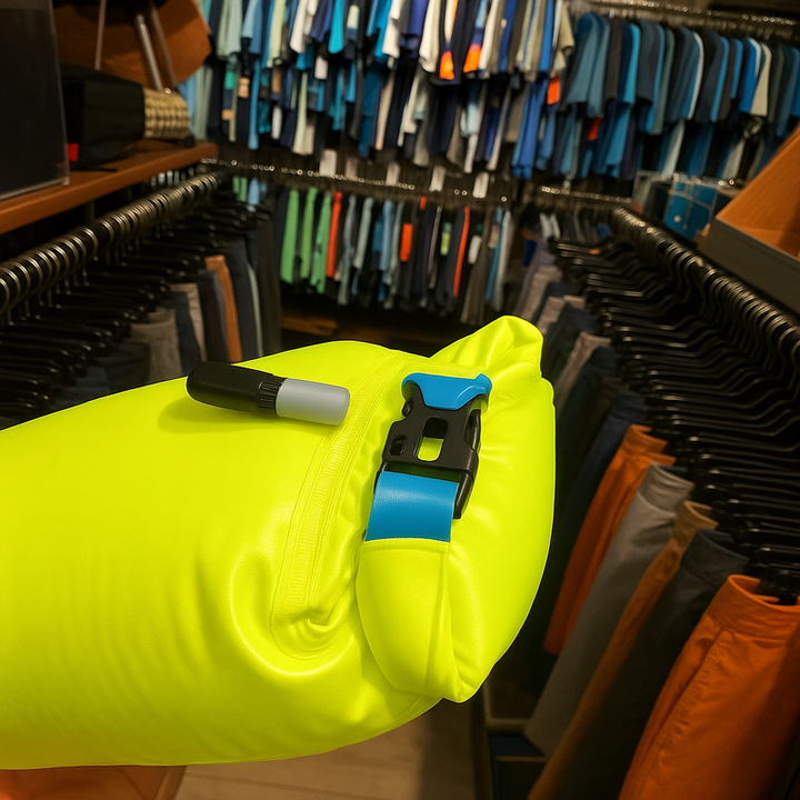 Schwimmboje/Wetbag zum Nachziehen