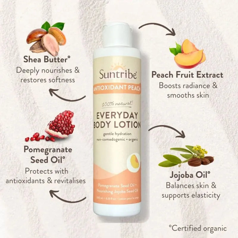 Suntribe Bio Bodylotion Everyday - Antioxidant Peach