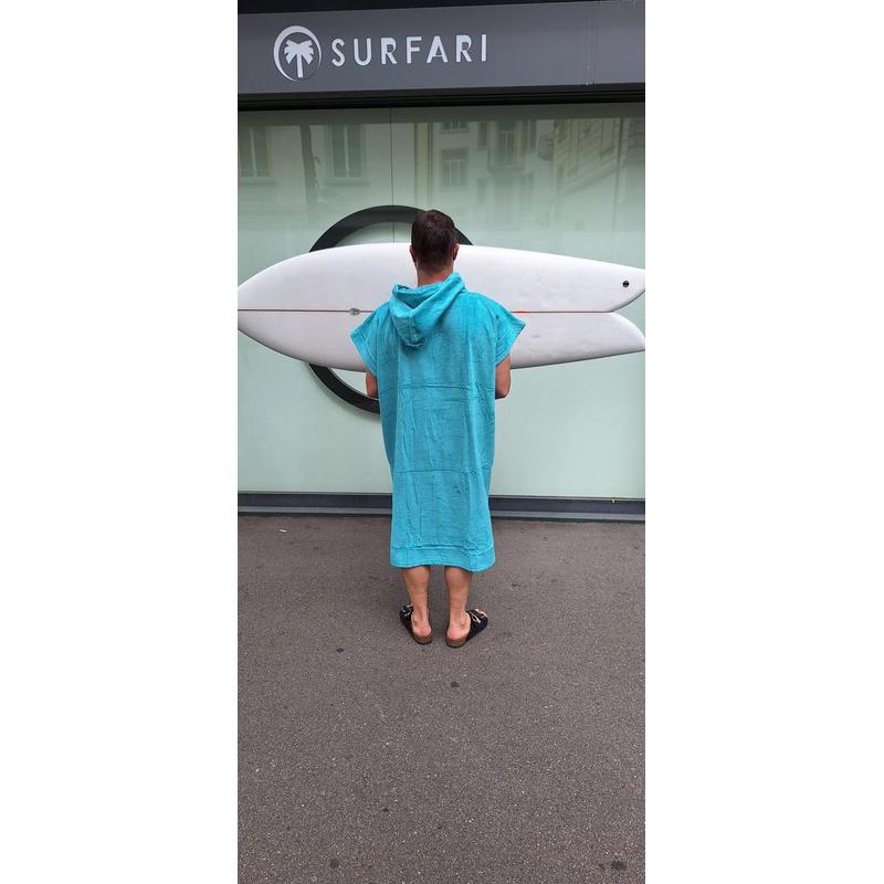 Surfari Survivor Poncho - blue lagoon