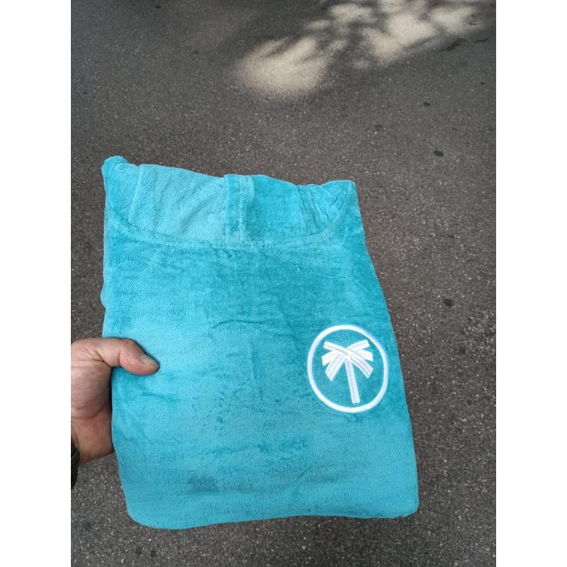 Surfari Survivor Poncho - blue lagoon