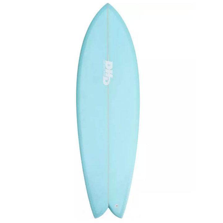 DHD Surfboards 5'9 Mini Twin Summer Series FCSII 34.5L - blue
