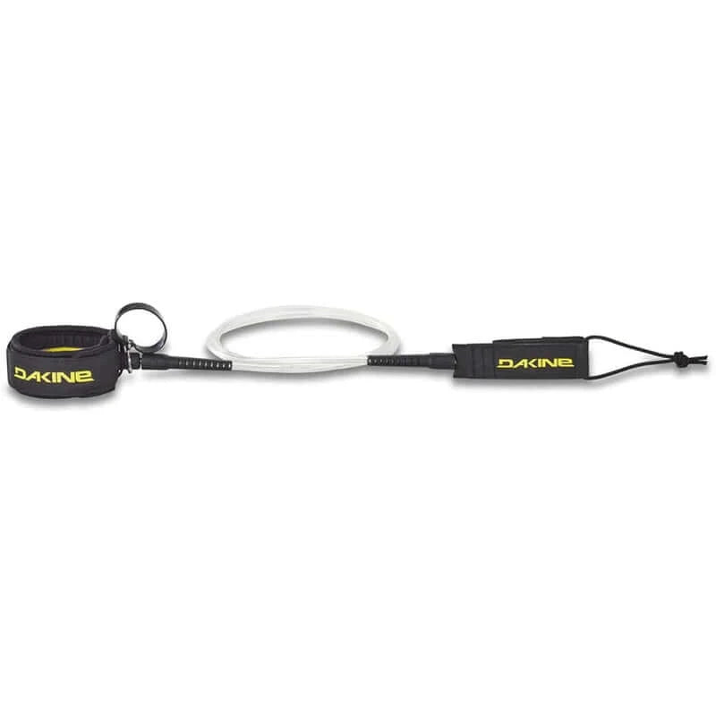 Dakine 6' River Floating Leash with easy Clip - clear