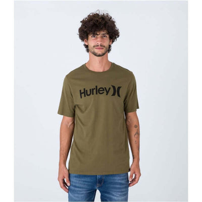 Hurley Herren T-Shirt Everyday O&O solid - olive