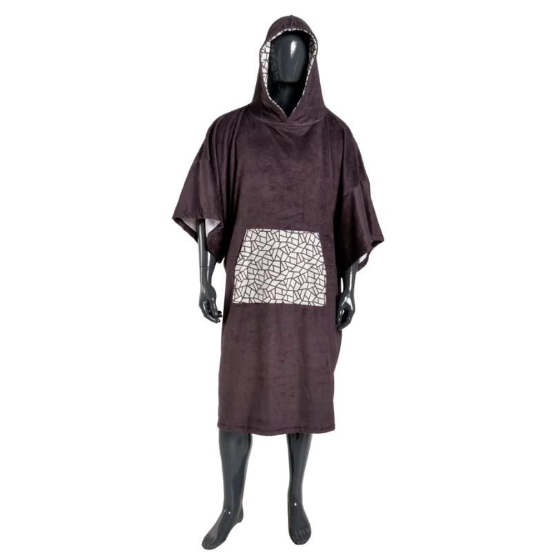 Madness Poncho Mozaic - black