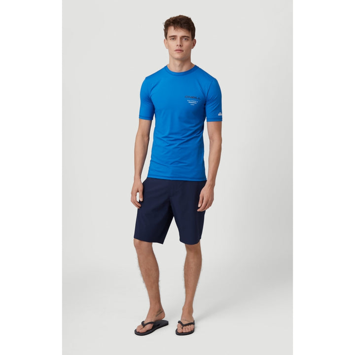 O'Neill Herren Lycra kurzarm Essential Tee Skins - victoria blue