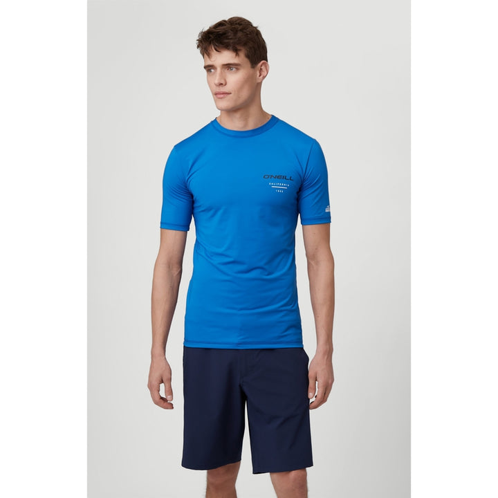 O'Neill Herren Lycra kurzarm Essential Tee Skins - victoria blue
