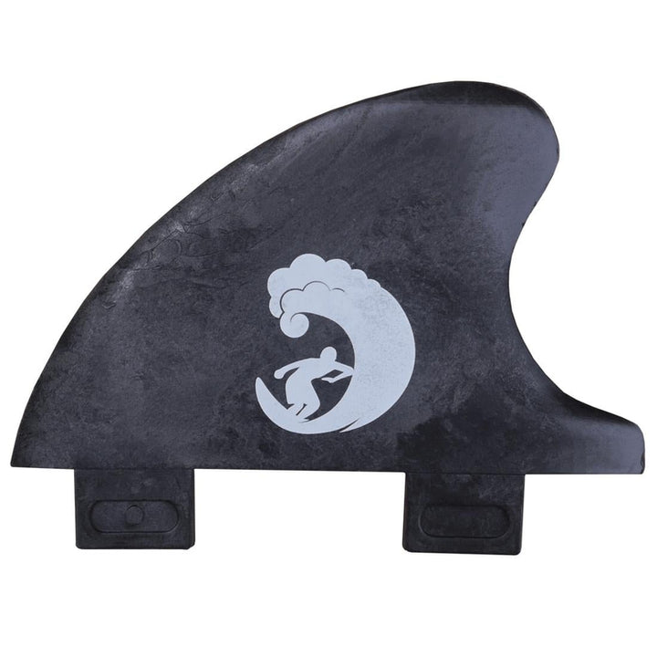 Rebel Knubster Finne aus recyceltem Carbon - schwarz