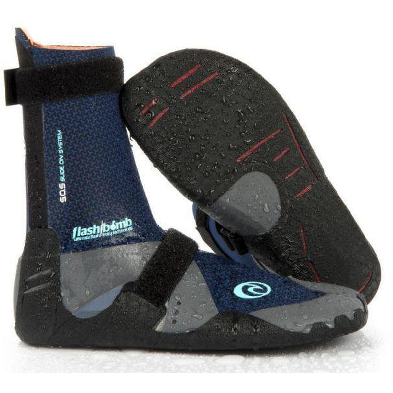 Rip Curl Damen Flashbomb 5mm Hidden Split Toe Boot - Slate