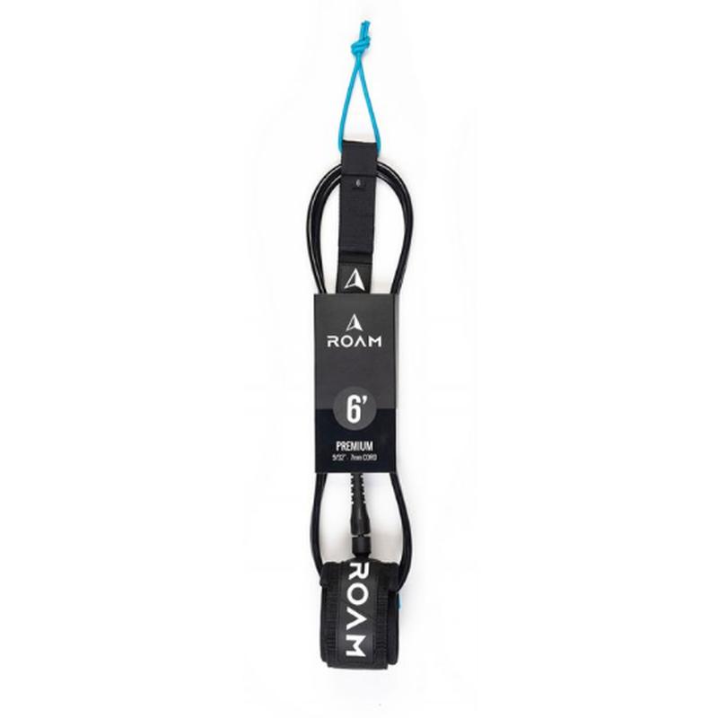 Roam 6'0 Premium Leash - black