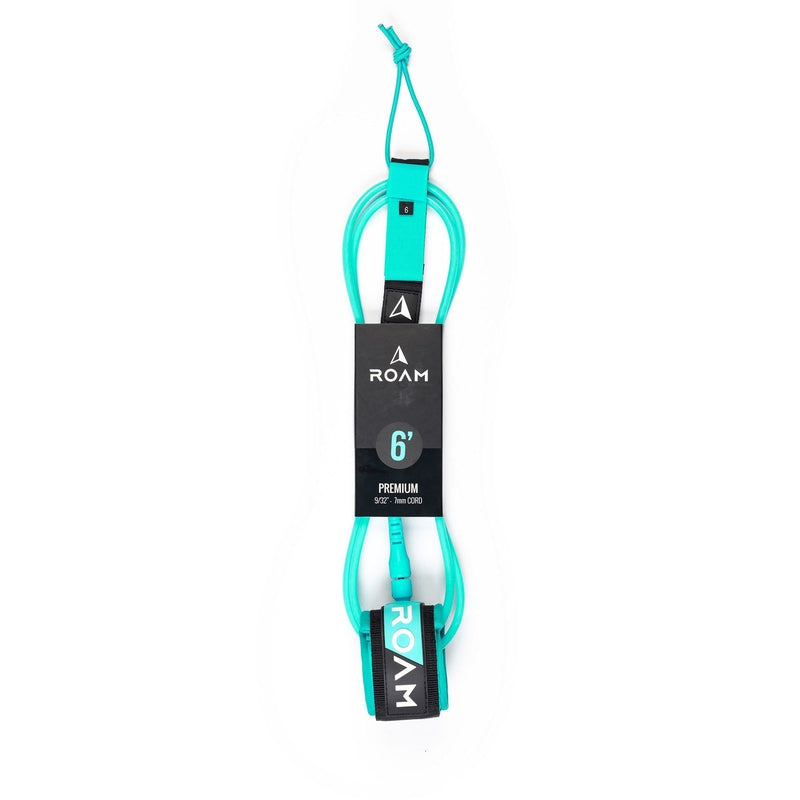 Roam 6'0 Premium Leash - mintgreen