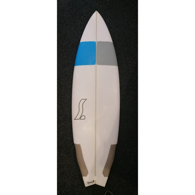 Semente Catcher Shortboard 6'2" - blue/grey