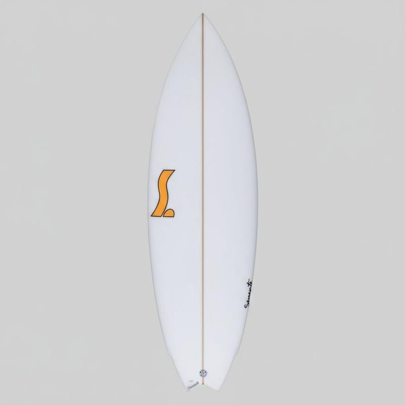 Semente Surfboard D-2 Twin 5'8 FCSII - logo orange
