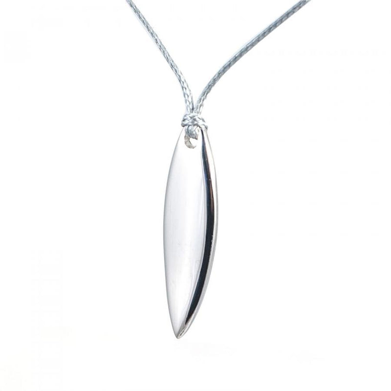 Silver & Surf Kette Surfboard - silber