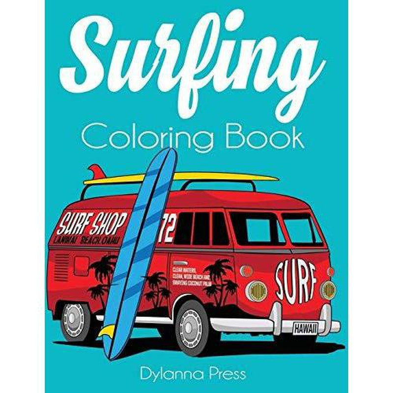 Surfing Coloring Book: An Adult Coloring of Surf, Waves, and Ocean (Paperback)