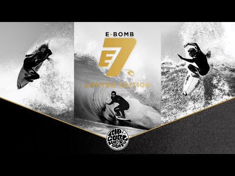 Rip Curl Women's Wetsuit E Bomb E7 3/2mm Zipfree - Black (Limited Edition)