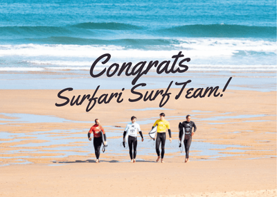 Strong Surfari surf team at the Swiss Championship 2021