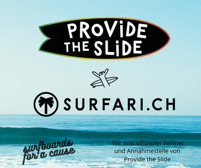 Point de collecte officiel de Provide the Slide à Surfari 