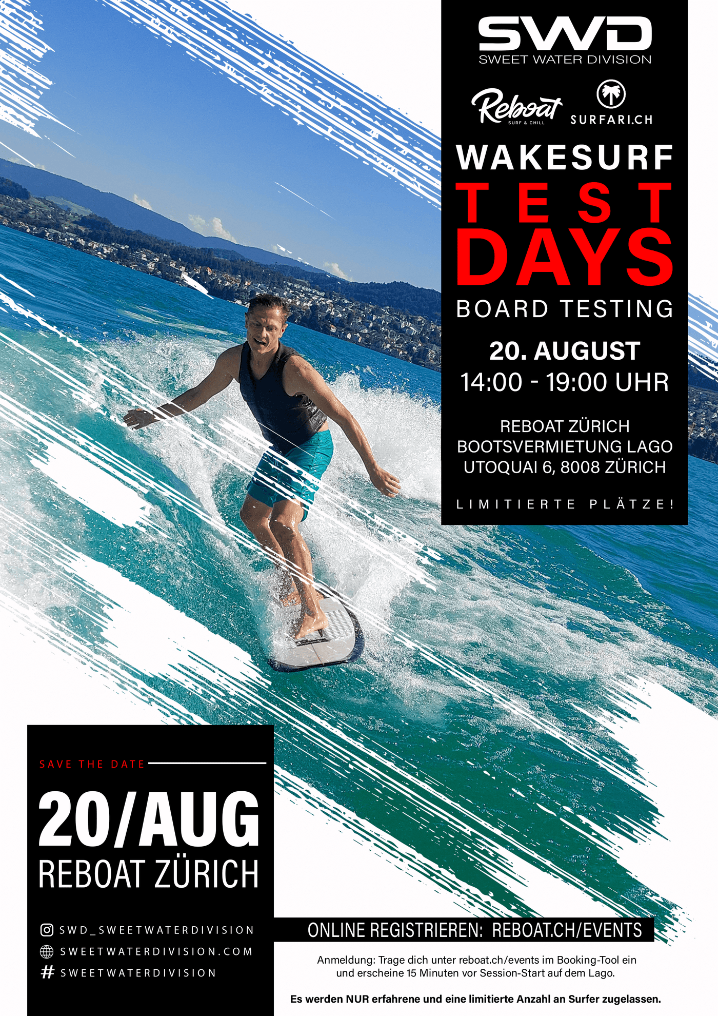 SWD Wakesurf Testdays 20. August 2022