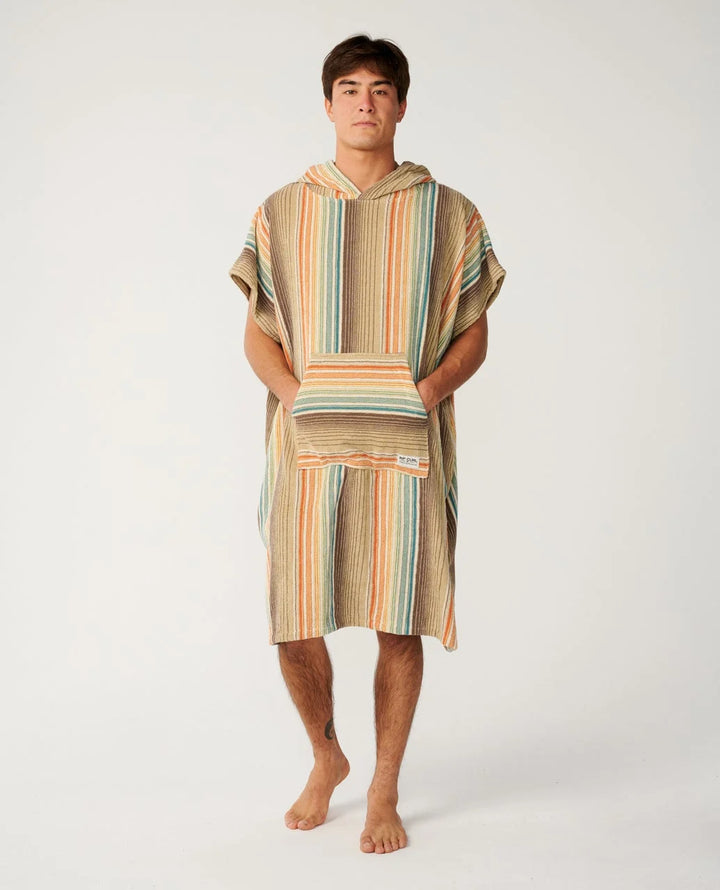 Rip Curl Poncho Classic Surf Hooded Towel - Khaki Sand