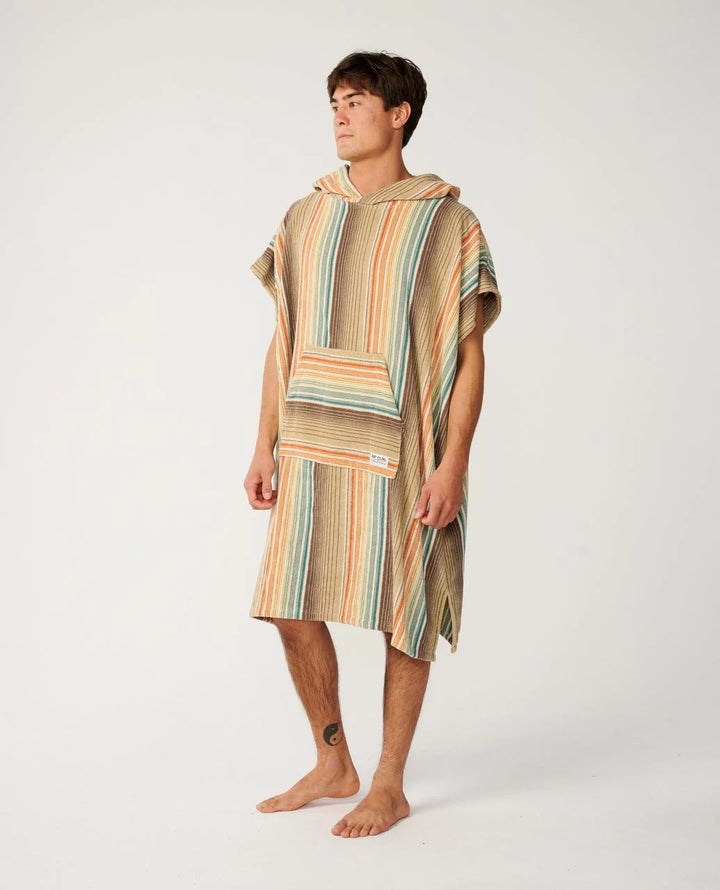 Rip Curl Poncho Classic Surf Hooded Towel - Khaki Sand