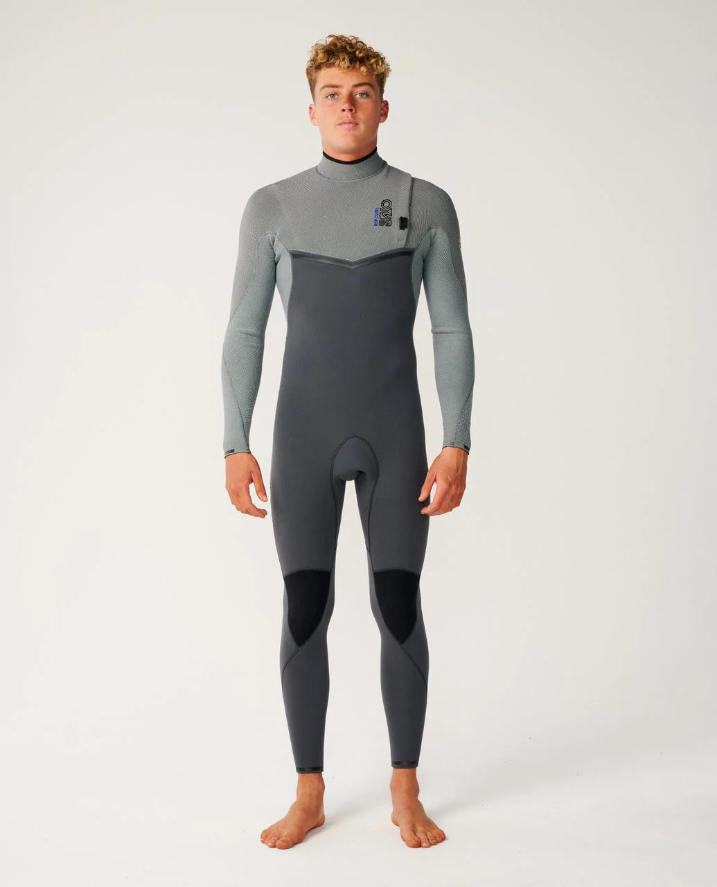 Rip Curl Herren Neoprenanzug  3/2 E-Bomb Zipfree - Charcoal Grey