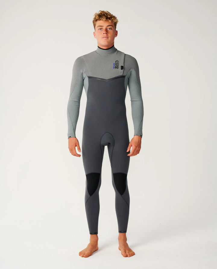 Rip Curl Herren Neoprenanzug  3/2 E-Bomb Zipfree - Charcoal Grey