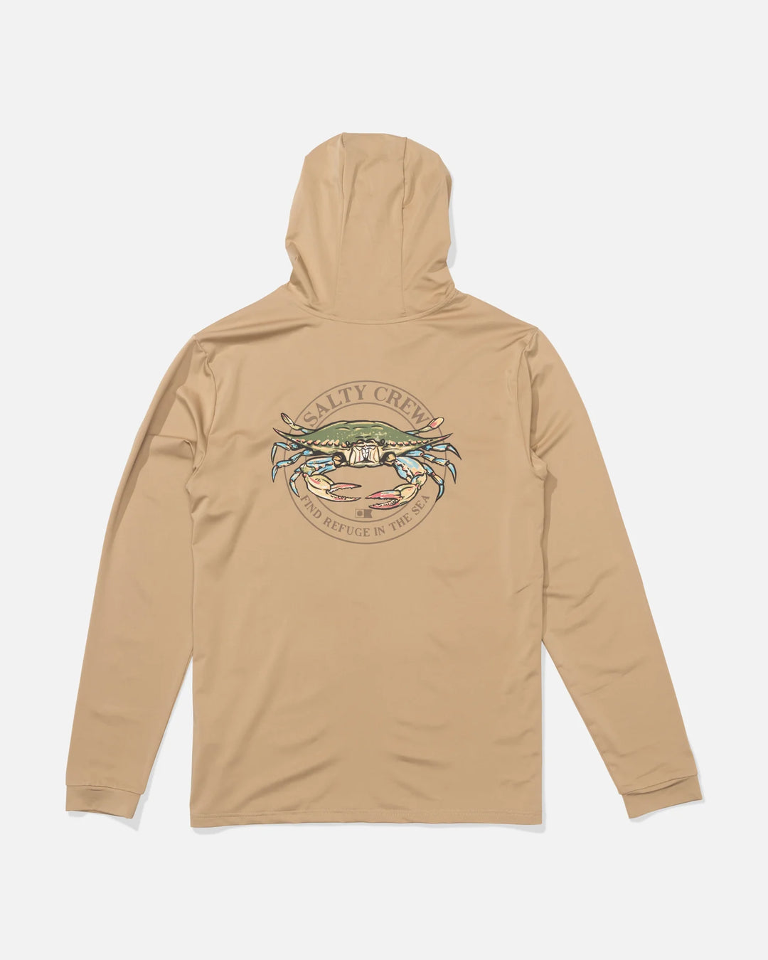 Salty Crew Herren Lycra Jimmy Hooded Langarm - khaki