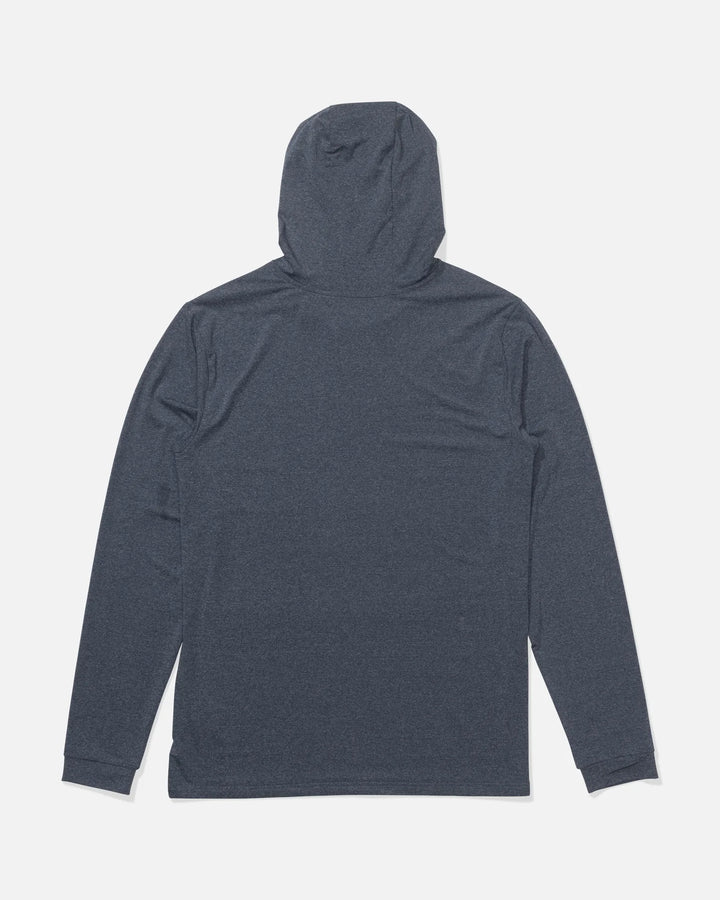 Salty Crew Herren Lycra Flagship Hood Langarm - Navy Heather