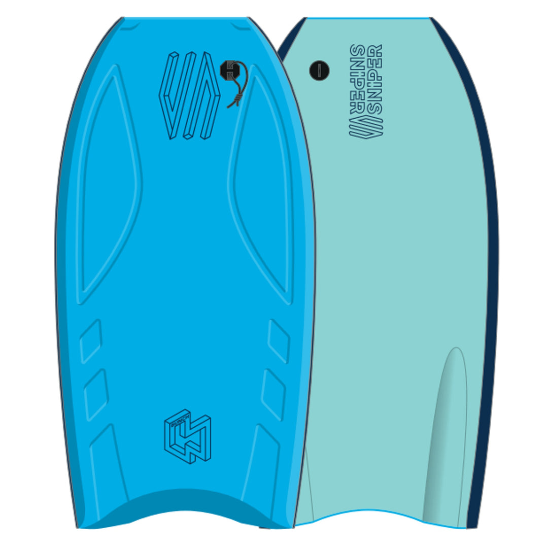 SNIPER Bodyboard Bunch II EPS Stringer 41 - Cyan