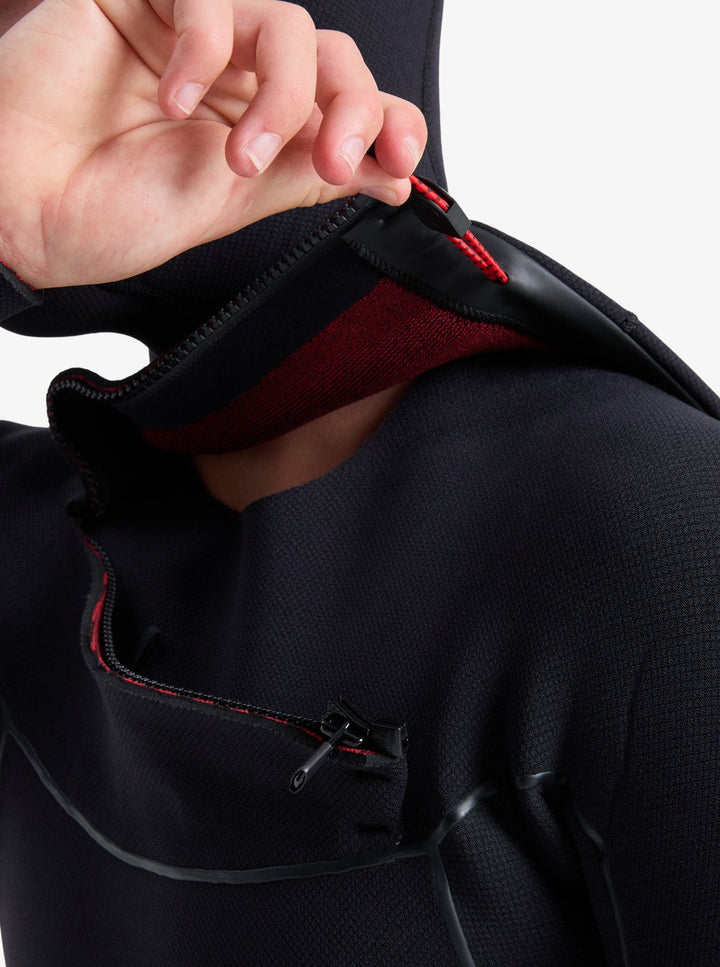 Quiksilver Herren Neoprenanzug Marathon Sessions 6/5/4 mit Haube - Black