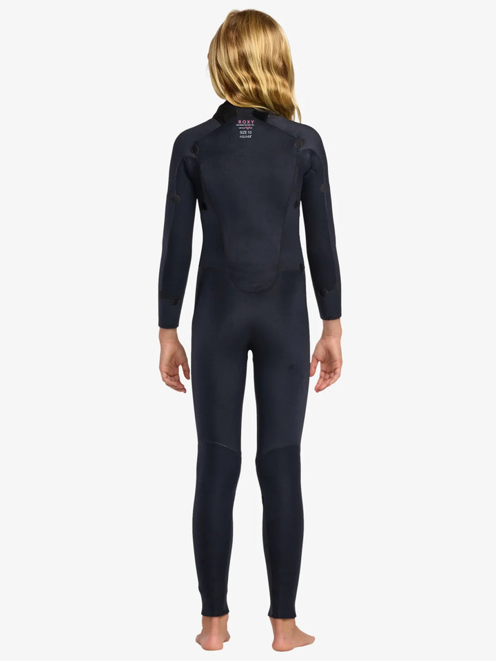 Roxy Kinder Neoprenanzug 3/2 Swell Natural Backzip - black/flowers