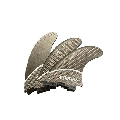 3DFins FCS II All Rounder Thruster - B & W Tech