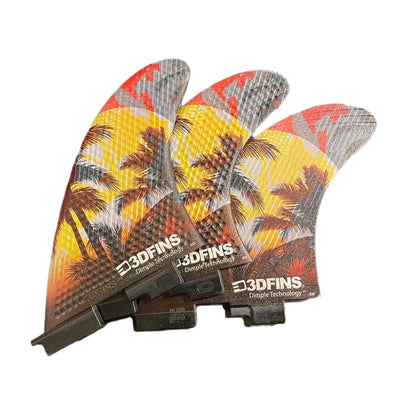 3DFins FCS II All Rounder Thruster - Island Style