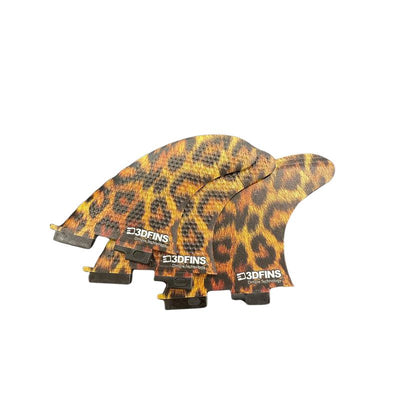 3DFins FCS II All Rounder Thruster - Leopard