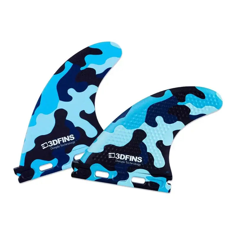 3DFins Futures All Rounder Twin - Blue Camo
