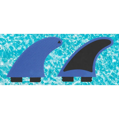 3DFins Soft Safety Fins Futures All Rounder Thruster - Blue