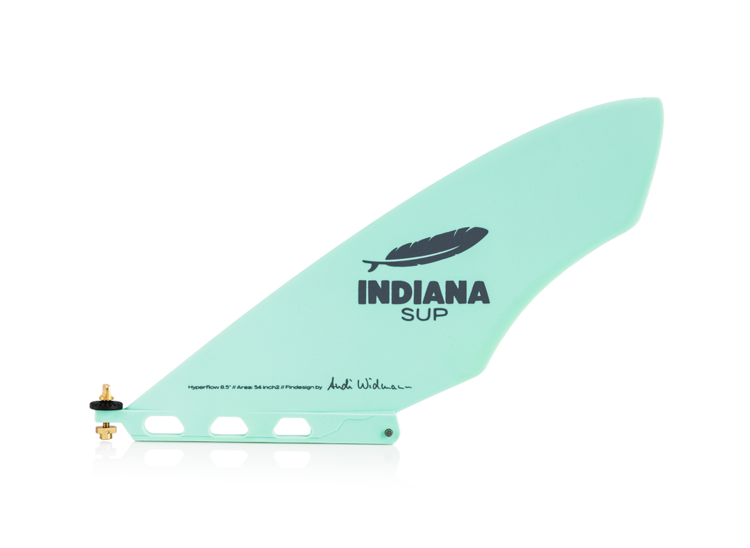 INDIANA Aileron US-Box 8.5'' Hyperflow (SUP/Longboard Fin) - bleu